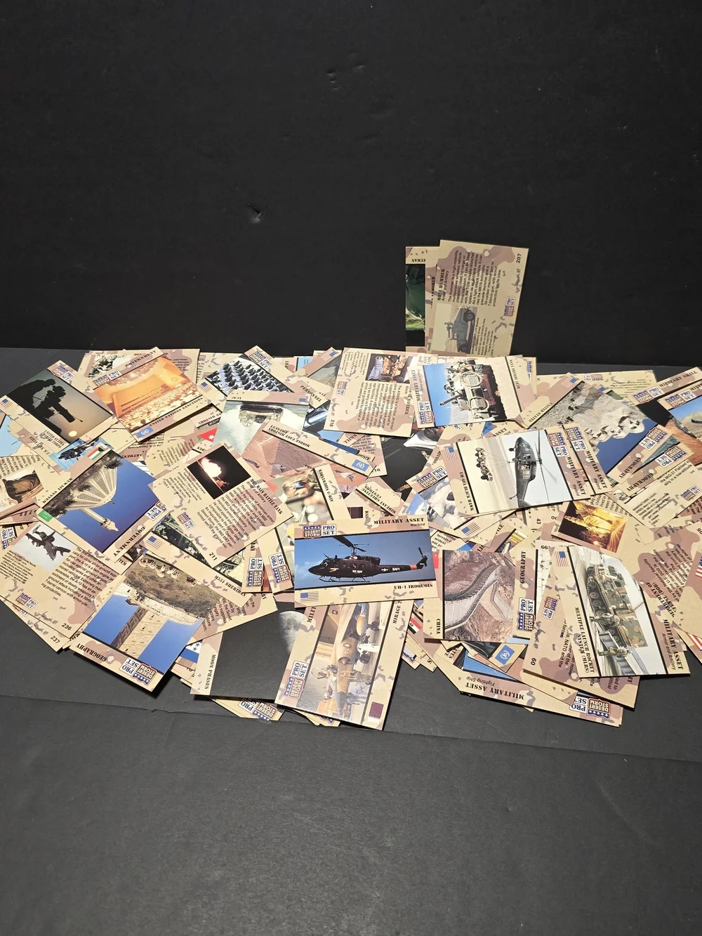 Vintage 1991 Pro Set Desert Storm Trading Cards Base Set 249 Missing #13